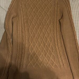 Old Navy Tan Ribbed Knit Sweater